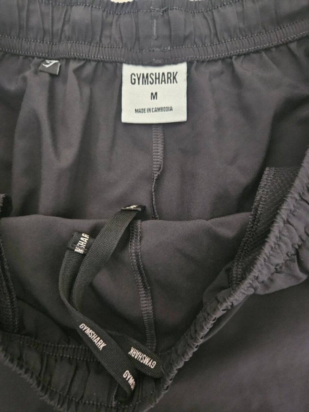 Men’s Black Lightweight Athletic Shorts Size M - Picture 3 of 3